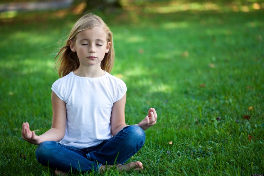 meditating kid istock